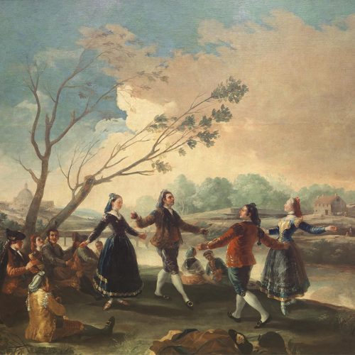 Dance of the Majos at the Banks of Manzanares, Museo del Prado, c 1776