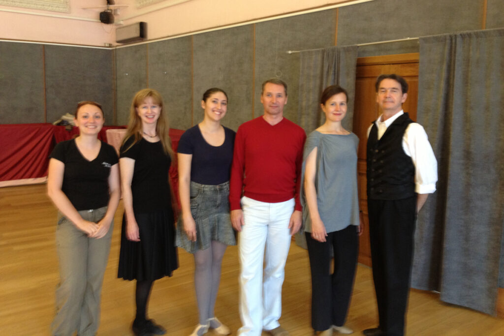 With teachers and organisers of 2013 Historical Dance Festival in Moscow